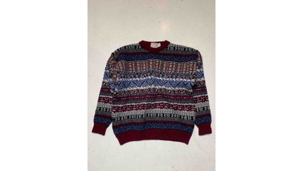 The Great Outdoor Clothing Fair Isle sweater Made in UK